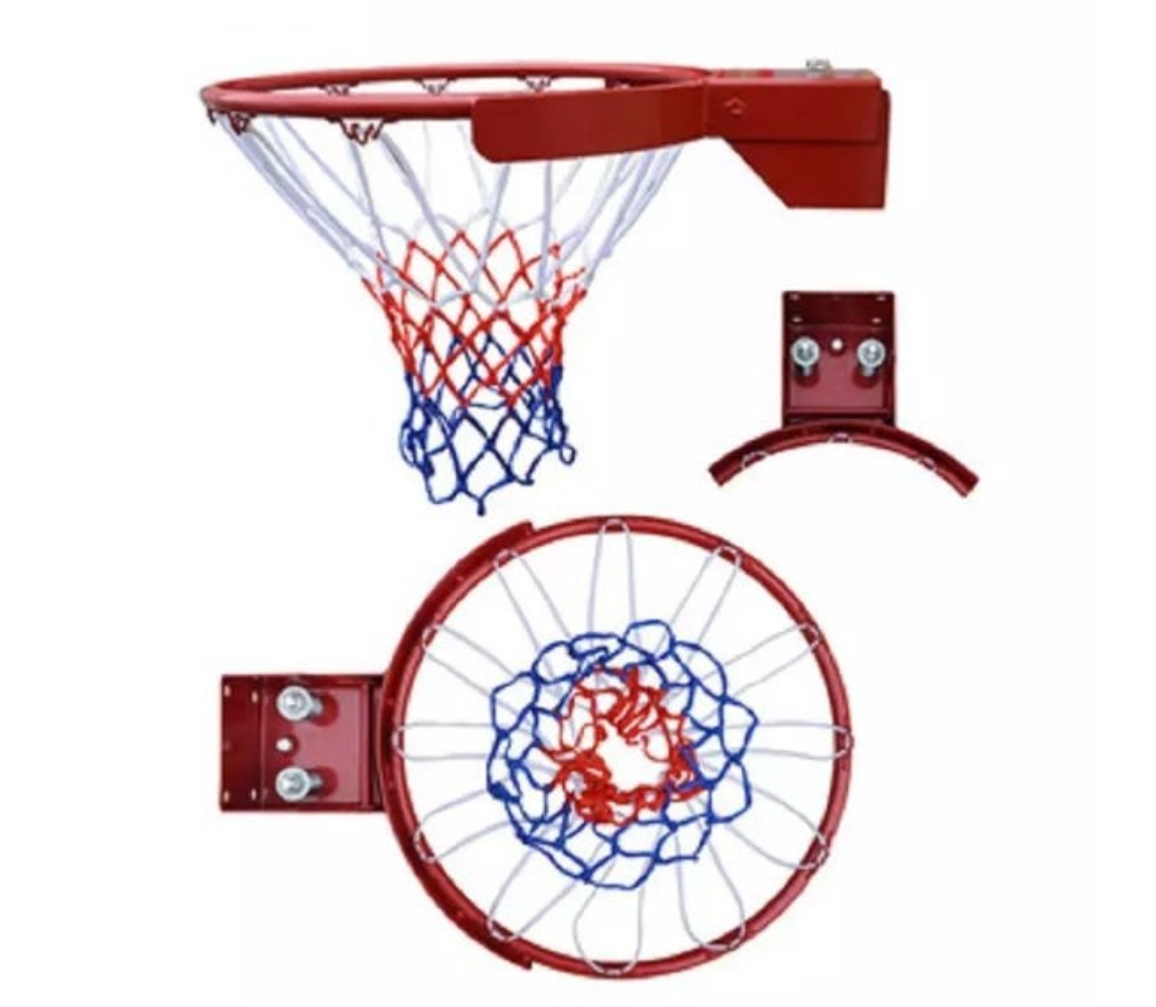 Basketball Rim With Net Deluxe Multiple Viewpoint Photos